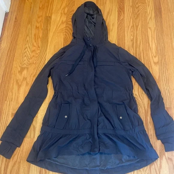 Lululemon athletica hooded anorak jacket - size 8 - Picture 1 of 5